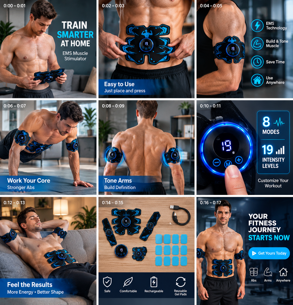 Smart EMS Muscle Trainer